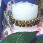 Picture of Bracelet Combo 2 -  #PYRITE AND TIGER EYE. "Aurelia Empower"